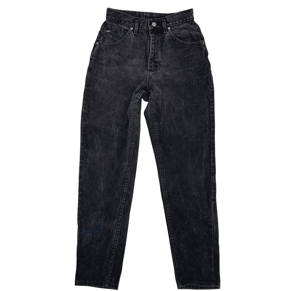 Lee Women's Straight Leg Jeans in Washed Black